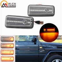 2Pcs Led Dynamic Side Marker Turn Signal Light For Mer cede B enz W461 W463 G500 G550 G55 G63 G65 86-02 Sequential Blinker Light