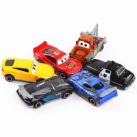 รถพิกซาร์7ชิ้น/เซ็ต3 Lightning McQueen Jackson Storm Cruz Mater Mack ลุงรถบรรทุก1:55โมเดลของเล่นเด็กรถยนต์โลหะหล่อแข็ง