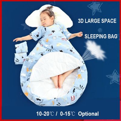 Four Seasons Round Bottom New Baby Sleepsack Removable Sleeve Boys Sleep Sack Girls Baby Kids Childrens Sleeping Bags