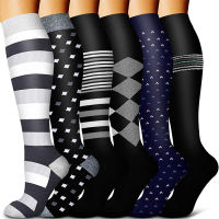 Compression Running Socks for Women Over the Knee Medical Varicose Veins Socks Fashion Long Tube Outdoor Sports Socks Men Gift