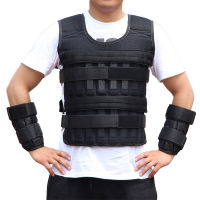 NEW 20kg Weighted Vest Adjustable Loading Weight Jacket Exercise Weightloading Vest Boxing Training Waistcoat