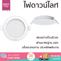 ใหม่ล่าสุด ไฟเพดาน ดาวน์ไลท์ LED TOSHIBA C00940 9 วัตต์ COOLWHITE สีขาว 4 นิ้ว กลม ส่องสว่างทั่วบริเวณ ใช้ได้กับขั้วหลอดมาตรฐาน Downlight