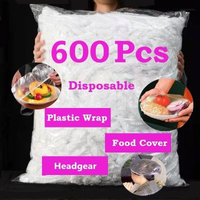 【CW】❏  Disposable Food Cover Plastic Elastic Wrap Lid Bowl Dish Covers Shoe Shower Headgear Cap Accessories