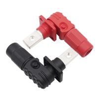 1pc 60A DC 1000V 6.0 Single Core Quick Plug Energy Storage Connector New Energy Red Copper Flame Retardant Waterproof Connector Cables