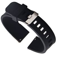 20Mmwatch Strap 22Mm 24Mm Universal Watch Band Silikon Rubber Link Bracelet Wrist Strap Light Soft untuk Gear S3 Huawei