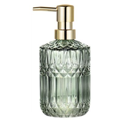 400Ml Soap Dispenser Chic Glass Refill Empty Bottle Home Hotel Bathroom Conditioner Hand Soap Shampoo Bottle