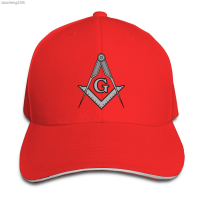 Couple style New ● Freemasonry square compass with sandwich peak baseball cap Versatile hat