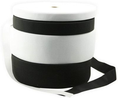 5Meter 15-60MM White Black Elastic Band Spandex Belt Trim Sewing/Rubber Ribbon Clothes Flex Nylon Cord for Shorts Skirt Trouse