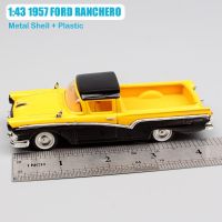 【Trending】 โมเดลรถตู้สำหรับเด็ก1/43สเกล Yat Ming รถกระบะรถกระบะรุ่นคลาสสิก1957 FORD RANCHERO Falcon Fairlane Coupe