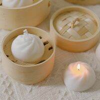 2022 Small Chinese Steamed Buns Candle Soy Wax Aromatherapy Scented Candles Relaxing Birthday Gift 1PC