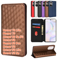 เคสกระเป๋าสตางค์หนังฝาพับ3D เพื่อเป็นเกียรติแก่70 Honor 70 Lite Honor 80 Se 5G เคสสำหรับ Honor พลิกช่องเสียบบัตร50 Lite Honor 50 Se 50 Honor 60 Honor 60 Pro PU นิ่มกระเป๋าสตางค์ TPU เคสโทรศัพท์