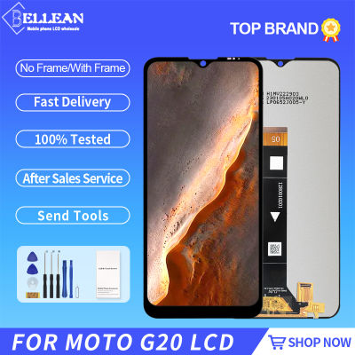 6.5นิ้วสำหรับ Motorola Moto G20 Lcd Touch Panel Screen Digiziter Assembly สำหรับ Motoroal G20จอแสดงผลเปลี่ยนกรอบ