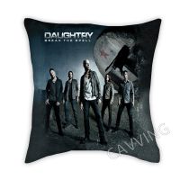 xzx180305   Daughtry ปลอกหมอนตกแต่งโพลีเอสเตอร์พิมพ์ลาย3D ร็อคปลอกหมอนสแควร์โยนแฟนๆการตกแต่งบ้านของขวัญ