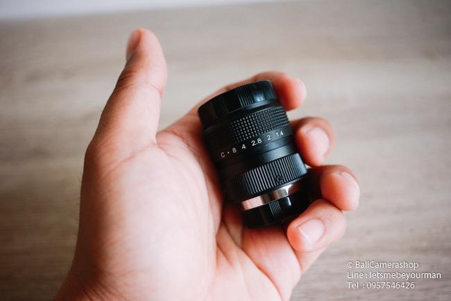 ขายเลนส์มือหมุน-ละลายหลังดีมากๆ-ซีซีทีวี-25mm-1-4-ใส่กล้อง-mirrorless-ได้ทุกยี่ห้อ-ราคาไม่รวม-adapter