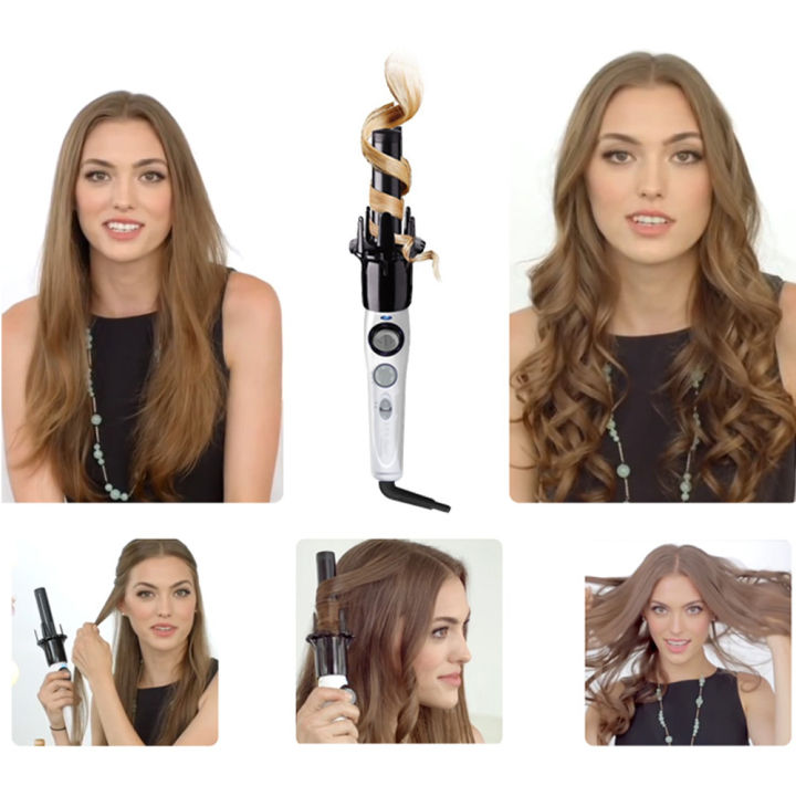 kiss-ที่ม้วนผมอัตโนมัติเซรามิคหมุน-curling-iron-wand-instax-hair-curlers-ลูกกลิ้ง-ionic-hair-crimper-เครื่องมือจัดแต่งทรงผม