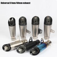 For PCX Xmax Yamaha Mt09 Mt 07 Yamaha Fz6 Yamaha R6 Cbr650f Muffler Motorcycle 51mm-61mm Exhaust Pipe Motocross Accessories