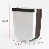 Foldable Kitchen Trash Can Paper Basket Car Recycle Bin Trash Bin Kitchen Dustbin Garbage Rubbish Bin Garbage Can Waste Bin