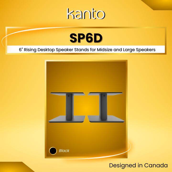 Kanto SP6HD 6 Rising Desktop Speaker Stands Color Black Lazada PH kanto-sp6hd-6-rising-desktop-speaker-stands-color-black-lazada-ph