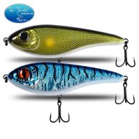 【cw】 pike lure jerk baits Slow Sinking Wobblers Pike Crankbaits Fishing Rattling And Vib free shipping