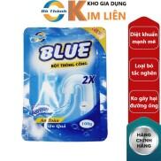 Bột thông cống BLUE Hàn Quốc 100g - Thông cầu Cống Đường ống Bồn rửa chén