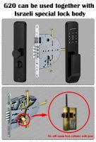 ประตูประเภทอิสราเอล TTLOCK ASPP ลายนิ้วมืออิเล็กทรอนิกส์ประตูล็อคอัจฉริยะลายนิ้วมือล็อคดิจิตอล Alexa Google Home