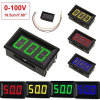 ▦☢✤ Mini Digital Voltmeter Tester DC 0-100V Digital Voltmeter Voltage Voltage Meter Instrument Tool LED Panel for Car 0.56 inch