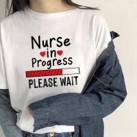 Tshirt Nurse In Progress Graphic Tshirt Tshirt Camisetas Mujer Gildan