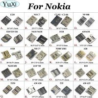 Yuli สำหรับ Nokia Lumia 1320 N8 N9 1520 C2-03 630 500 620 520ซิมการ์ดอะแดปเตอร์สล็อตที่ใส่ถาดโมดูลตัวอ่านช่องเสียบอะไหล่ซ่อม