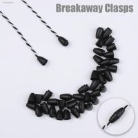 ❀☄ 20Pcs Black Bracelet Necklace Plastic Safety Clasps Lanyard Clasp Breakaway Clasps Bead Barrel Connectors