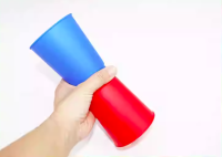 Seedopia Sport Flip Cups Speed Agility Training Sport Equipment Fitness for Events dual color "ก้าวเร็วสู่ความคล่องตัวด้วย Flip Cups: อุปกรณ์ฟิตเนสที่ยอดเยี่ยมสำหรับงานแข่ง!