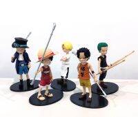 รอบๆ Hand 5 ในวัยเด็ก Luffy Issabo Sanji Sauron ตุ๊กตาโมเดลตุ๊กตารูป