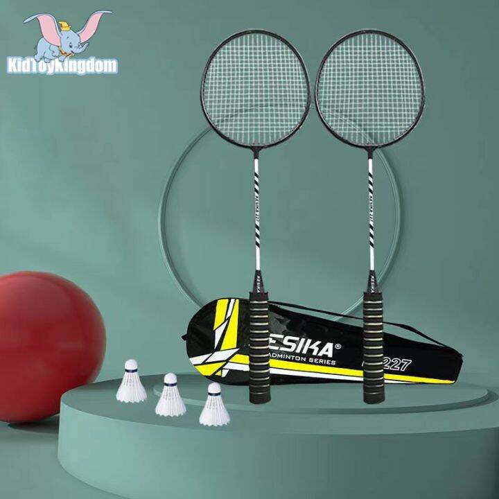 Professional Badminton Racket Set 2pcs Alloy Badminton Racket Original