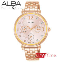 Alba Ladies นาฬิกาข้อมือผู้หญิง สายสแตนเลส รุ่น AP6670X1 (สี Pink Gold  / หน้าปัดชมพู)