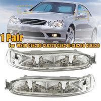 Car LED Left + Right Pair Turn Signal Light Side Mirror Lamp for W209 CLK 2002-2009