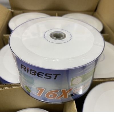 DVD-R RIBEST (50/Pack) Printable. พิมพ์ภาพบนแผ่นได้