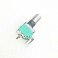 097 Type stereo channel vertical B104 B100K 6-pin adjustable potentiometer with bent feet Handle length 15mm