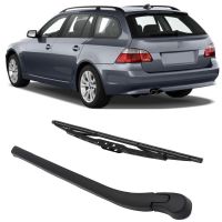 ชุดใบปัดน้ำฝนแขนปัดน้ำฝนกระจกหน้ารถหลังสำหรับ BMW 5 Series E60 E61 2003-2010