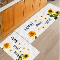 Kitchen Floor Mats for in Front of Sink Kitchen Rugs and Mats Non-Skid Sunflower Kitchen Mat Standing Mat Washable