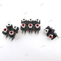 2/4/6 Hole RCA Female Stereo Audio Jack Connector Socket Adapter Video plug AV Input Row Amplifier Interface 2Pin 4Pin 6Pin YB8TH