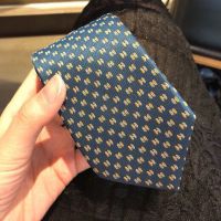 (Fashion and high-end tie)2023HES, popular new style, mens tie, suit casual wear tie, fashionable and versatile, exquisite and elegant, embroidered pattern, high-end quality.