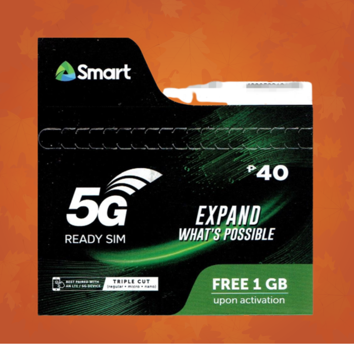 Smart 5G Sim card tricut brand new Lazada PH
