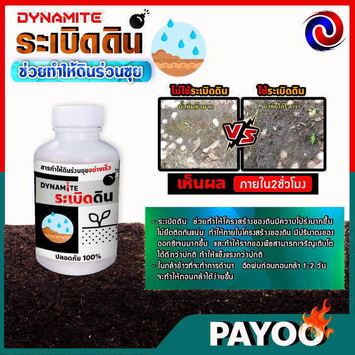 ซื้อ-1-แถม-1-ระเบิดดิน-ปรับปรุงโครงสร้างดิน-ทำให้ดินร่วนซุย-ถอนกล้าข้าวง่าย-น้ำหนัก-100-กรัม-ขวด