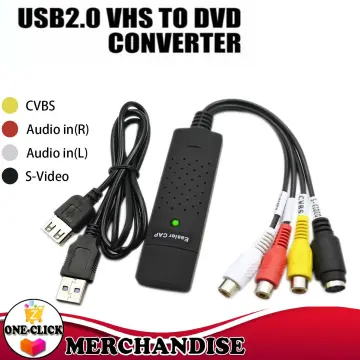 Easycap USB 2.0 Video Audio VHS to DVD Converter Capture Card Adapter 