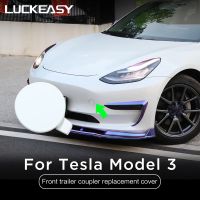 LUCKEASY for Tesla Model 3 2017-2023 Front Bumper Tow Hook Cover Cap model3 2021 2022 Bumper Tow Eye Hook Cover Cap Accessories