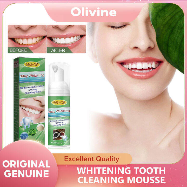 EELHOE Teeth Cleansing Whitening Mousse Toothpaste Whitening Foam ...