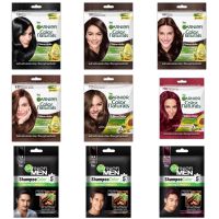 ครีมเปลี่ยนสีผม (ผู้หญิง) / แชมพูปิดผมขาว (ผู้ชาย) การ์นิเย่ GARNIER