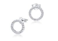 100% PURE 925 SILVER STUD EARRING WITH PREMIUM STONES STS-2577. PERFECT FOR DAILY WEAR AND GORGEOUS FOR SPECIAL EVENT