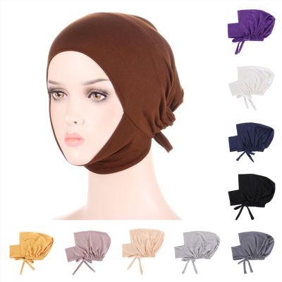 【YF】 New Muslim Under Cap Inner Hijab Underscarf Women Veil Bonnet Scarf Turban Head Wear Hat Turkish Scarves Headcover