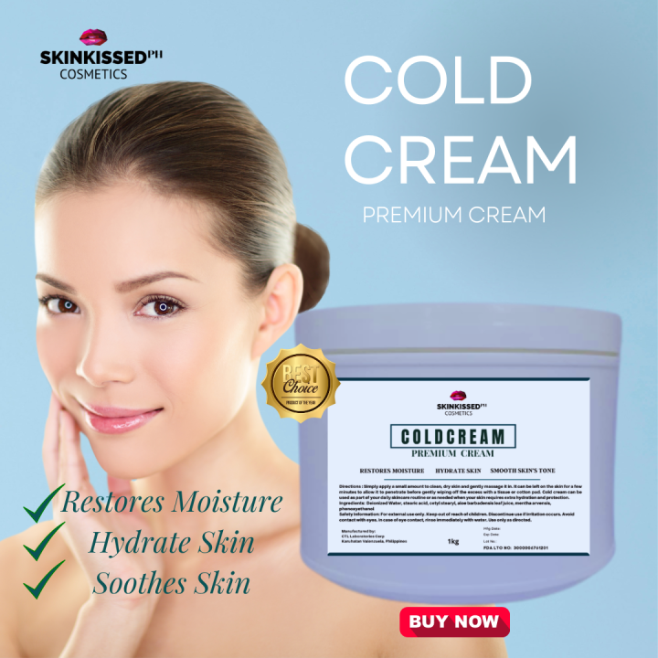 Cold Cream 1kg Hydrate ,Smooth, Soothe and Moisturize the Skin Lazada PH
