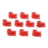 10pcs Red Bumper Clips Plastic Wing Mounting Grommet Nuts Screws Model 446705 for Vauxhall Opel Part Number 1404969